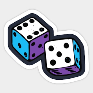 Pair of Dice Sticker